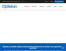 Tablet Screenshot of optelian.com